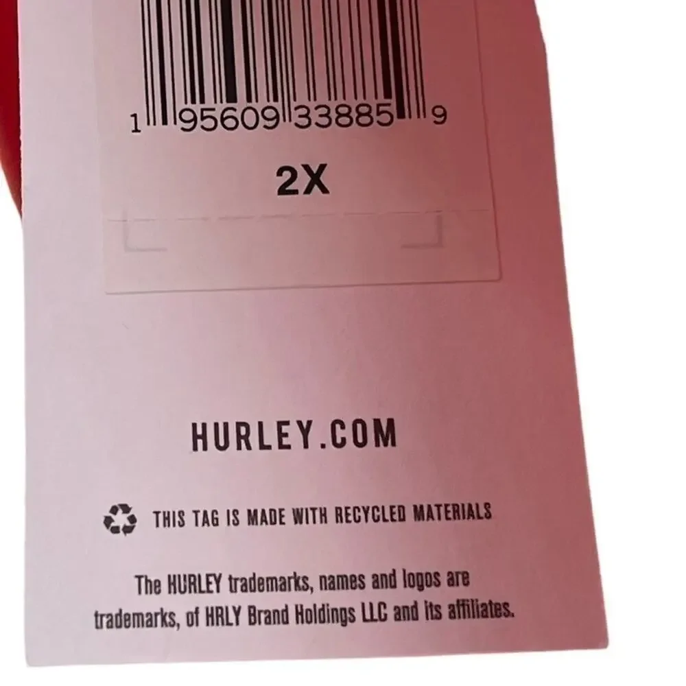 NWT Hurley Bikini Bottoms- salmon 2X